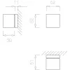 Ручка кноб Tupai 2734Q-153 черный